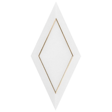 Picture of SOHO Studio Corp - Cabot White Jade Brass Inlay