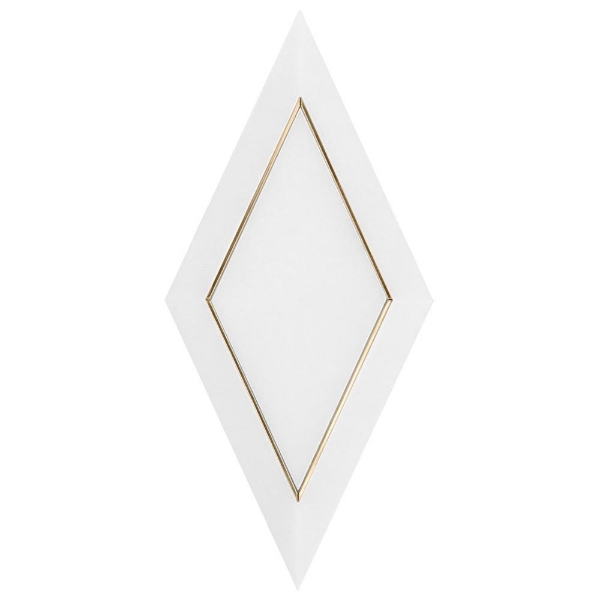 Picture of SOHO Studio Corp - Cabot White Jade Brass Inlay