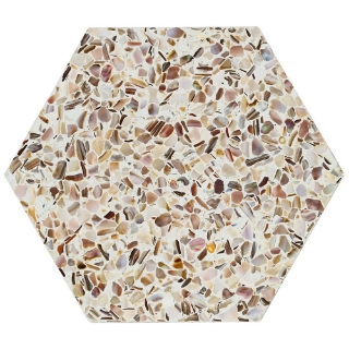 Picture of SOHO Studio Corp - Pearl Terrazzo Hexagon Cream