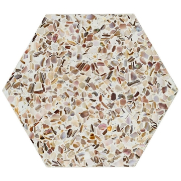 Picture of SOHO Studio Corp - Pearl Terrazzo Hexagon Cream