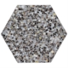 Picture of SOHO Studio Corp - Pearl Terrazzo Hexagon Black