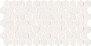 Picture of Daltile - Keystones 1 x 1 Hexagon Arctic White
