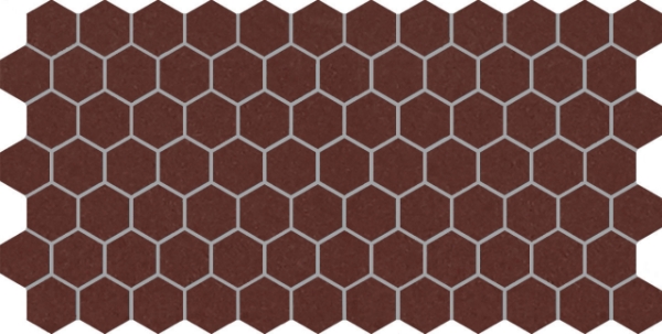 Picture of Daltile - Keystones 1 x 1 Hexagon Brownberry
