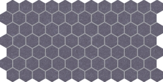 Picture of Daltile - Keystones 1 x 1 Hexagon Deep Purple