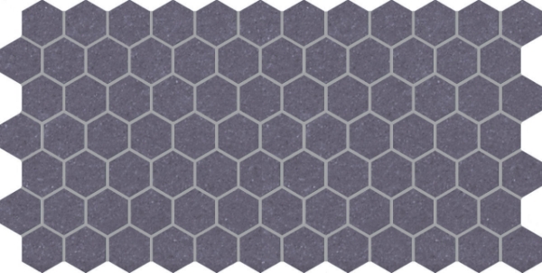 Picture of Daltile - Keystones 1 x 1 Hexagon Deep Purple