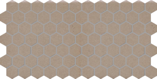 Picture of Daltile - Keystones 1 x 1 Hexagon Uptown Taupe