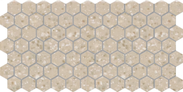 Picture of Daltile - Keystones 2 x 2 Hexagon Urban Putty Speckle