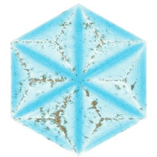 Picture of Daltile - Fyre 3D Hexagon Heavenly Blue