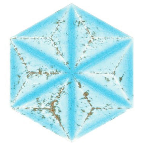 Picture of Daltile - Fyre 3D Hexagon Heavenly Blue