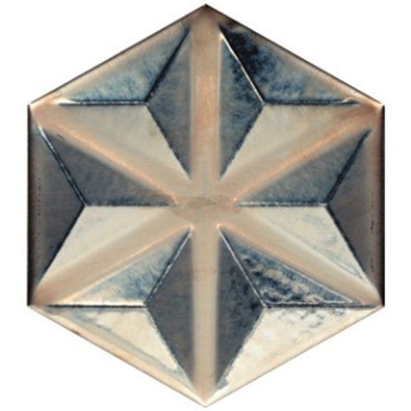 Picture of Daltile - Fyre 3D Hexagon Platinum Gray