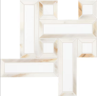 Picture of Daltile - Gamma Basketweave Mosaic Bella Blend