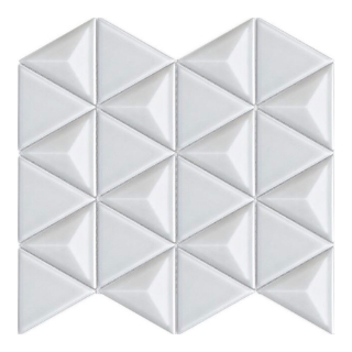 Picture of Happy Floors - Artisan Triangle Mosaic Pearl