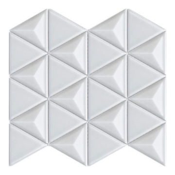 Picture of Happy Floors - Artisan Triangle Mosaic Pearl