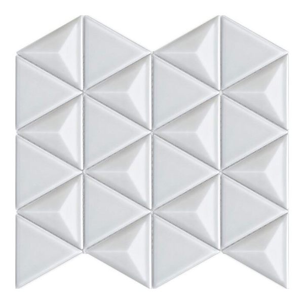 Picture of Happy Floors - Artisan Triangle Mosaic Pearl