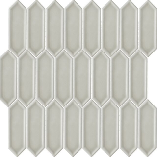 Picture of Happy Floors - Artisan Ceramic Picket Mosaic Taupe