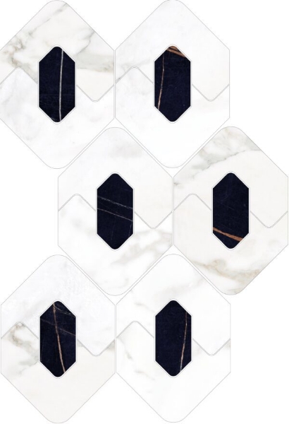 Picture of Happy Floors - Kobe Legend Mosaic Borghini Natural