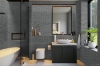 Picture of Elon Tile & Stone - Slate 2 x 8 Grey Basalt Honed