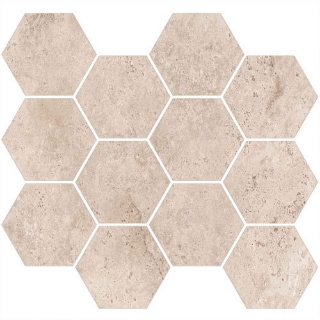 Picture of Cerdomus - Tibur Hexagon Mosaic Tufo