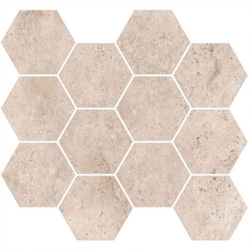 Picture of Cerdomus - Tibur Hexagon Mosaic Tufo