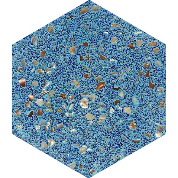 Picture of MiR Mosaic - Aquaterra Hexagon Blue