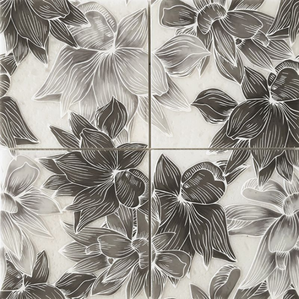 Picture of MiR Mosaic - Flora Bloom Grey