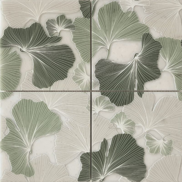 Picture of MiR Mosaic - Flora Gingko Green
