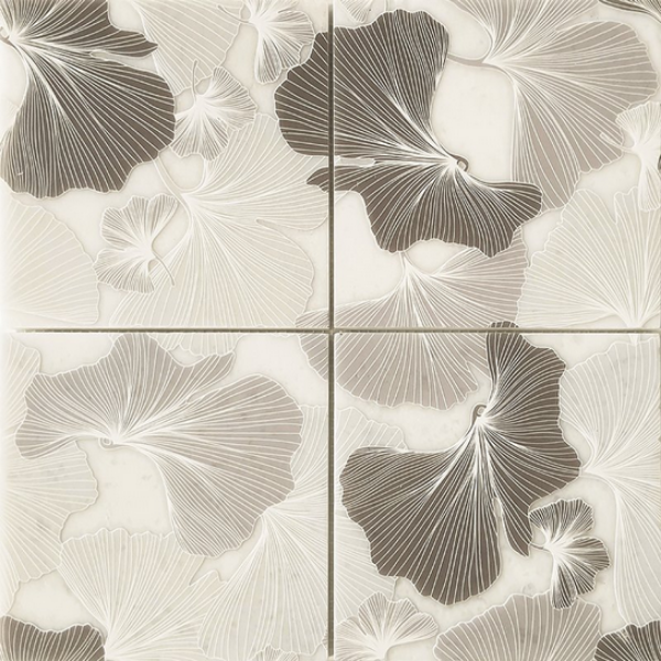 Picture of MiR Mosaic - Flora Gingko Taupe