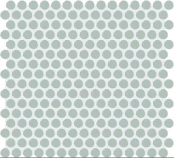 Picture of American Olean - Color Story Mosaic Penny Rounds Glossy Restore