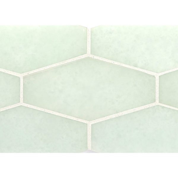 Picture of Ceramica Etc - Liquid Glass Large Elongated Hexagon Alaska