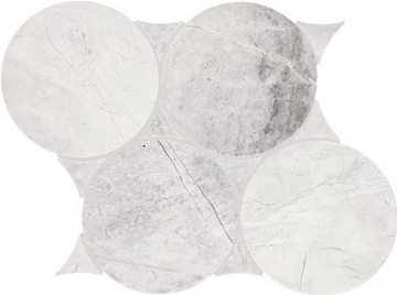 Picture of Daltile - Eclessia Circle Mosaic Cristallo