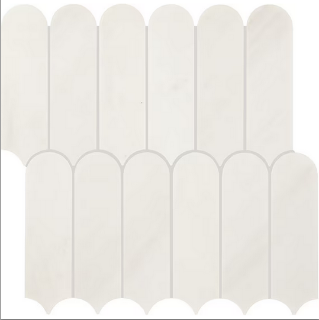 Picture of Daltile - Eclessia Elongated Fan Mosaic Pacifica