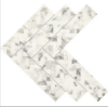 Picture of Daltile - Eclessia Double Herringbone Mosaic Arabescato Argento