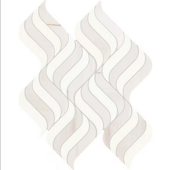 Picture of Daltile - Eclessia Wave Mosaic Pacifica Blend