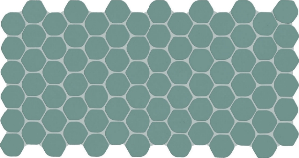 Picture of Daltile - Keystones Organic Hexagon Aegean