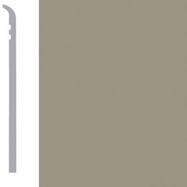 Picture of Burke - Burkebase Type TV Wall Base .080 Toeless 2.5 Carimine Gray