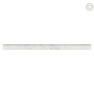 Picture of MS International - Pencil Moulding Carrara Honed