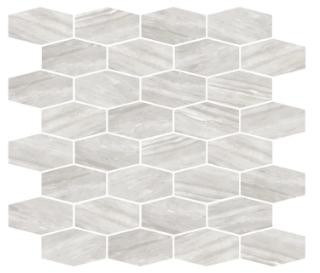 Picture of Chesapeake Flooring - Savoy Herringbone Mosaic Alaska Grey Matte