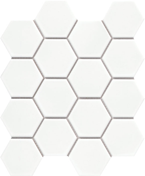 Picture of Emser Tile - Catch Mosaic Hexagon Ice