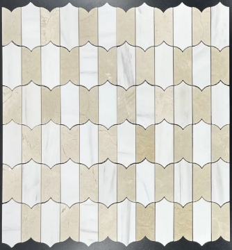 Picture of Elon Tile & Stone - Regalia Mosaics Dolomite Crema Marfil