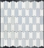 Picture of Elon Tile & Stone - Regalia Mosaics Blue Celeste White Thassos