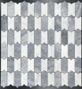 Picture of Elon Tile & Stone - Regalia Mosaics Pearl White Bardiglio Nuvolato