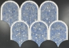 Picture of Elon Tile & Stone - Curvosa Mosaics Azul Macauba White Thassos Honed