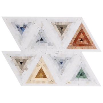 Picture of SOHO Studio Corp - Imogen Triangle Multi Color Mix