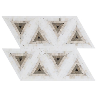 Picture of SOHO Studio Corp - Imogen Triangle Saint Laurent Brown