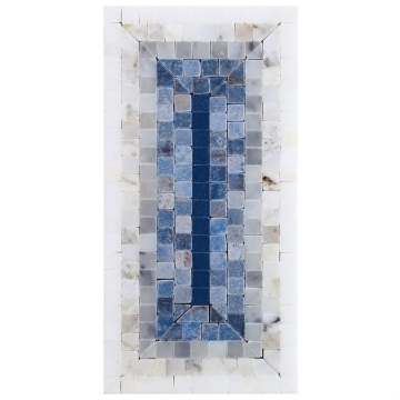 Picture of SOHO Studio Corp - Imogen Rectangle Azul Blue