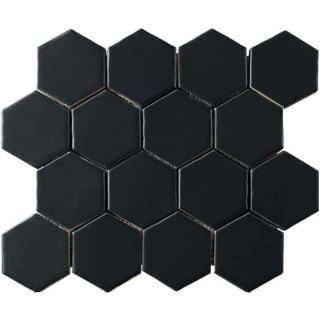 Picture of Marazzi - Artistic Reflections Hex Mosaic Onyx Matte