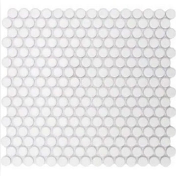 Picture of Roca - CC Mosaics White Matte Pennyround