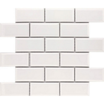 Picture of Roca - CC Mosaics Plus White Bright Beveled Brick