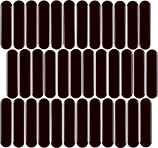 Picture of Roca - CC Mosaics Plus Black Bright Oval