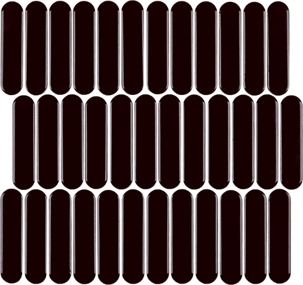 Picture of Roca - CC Mosaics Plus Black Bright Oval